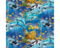 Fish Dolphins Whales Marine Life Digital Cotton Print Fabric | By the Yard | Sewing and Crafting | 44 inches wide